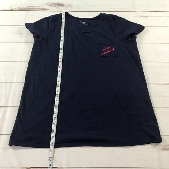 Motherhood Maternity Basic Blue Short Sleeve Tees L/G - Picture 7 of 8